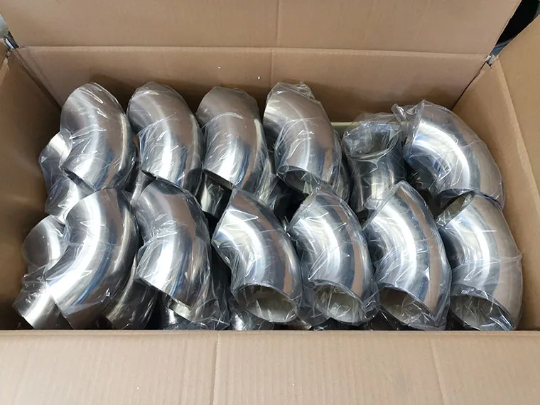 Titanium exhaust 45 90 degree bends elbow for exhaust system