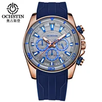 

Ochstin Luxury Brand Watches For Men Military Quartz Chronograph Date Clock Waterproof Sports Fashion Man Silicone Watch Hot