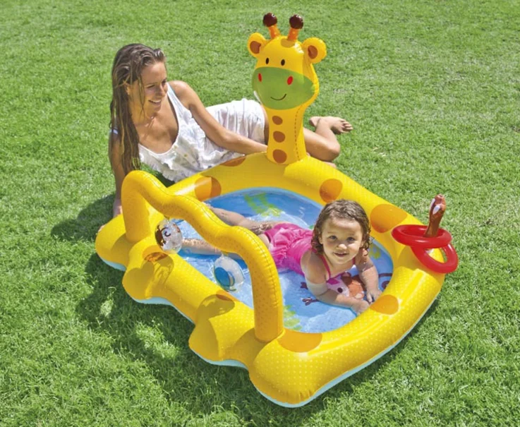 

Factory wholesale original INTEX 57105 deer kids bath basin, inflatable pool swimming pool for children, As photo