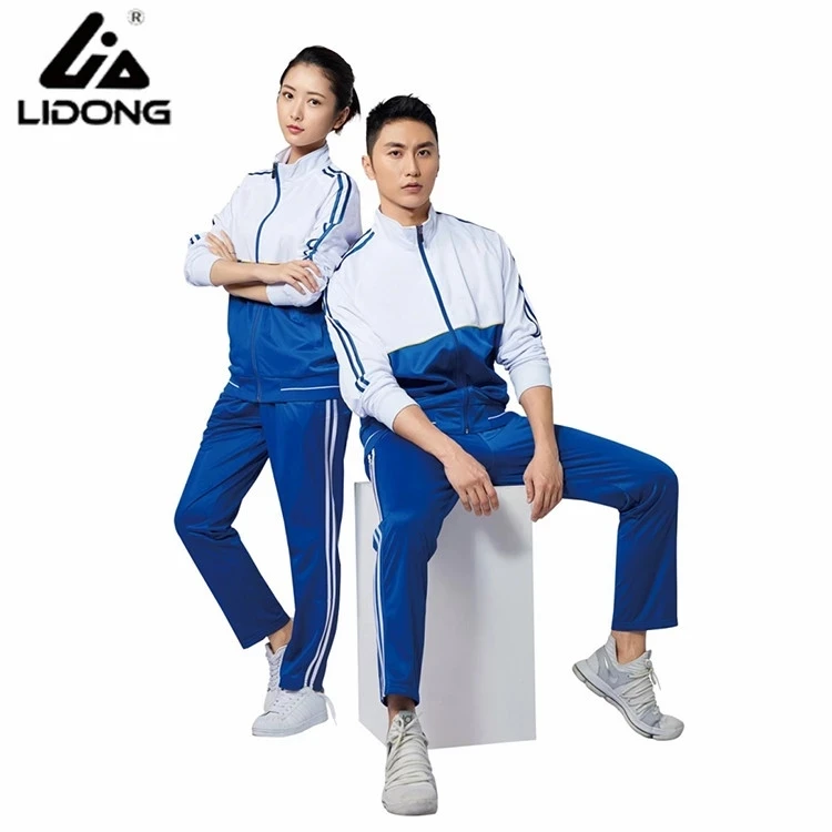 2018 China factory custom new tracksuits for men slim fit polyester tracksuit