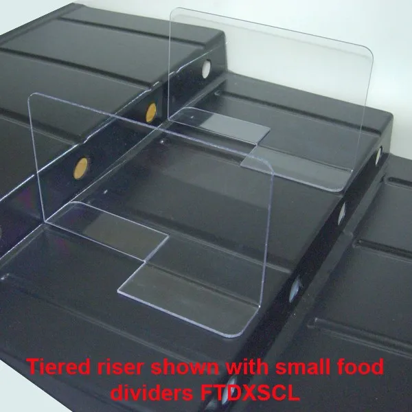 Tabletop Custom Acrylic Tray Divider Small With Splayed Feet Clear Buy Tray Divider Small With