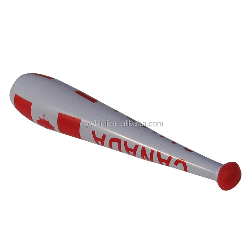 Giant Size Inflatable Baseball Bat With Logo For Party Decoration