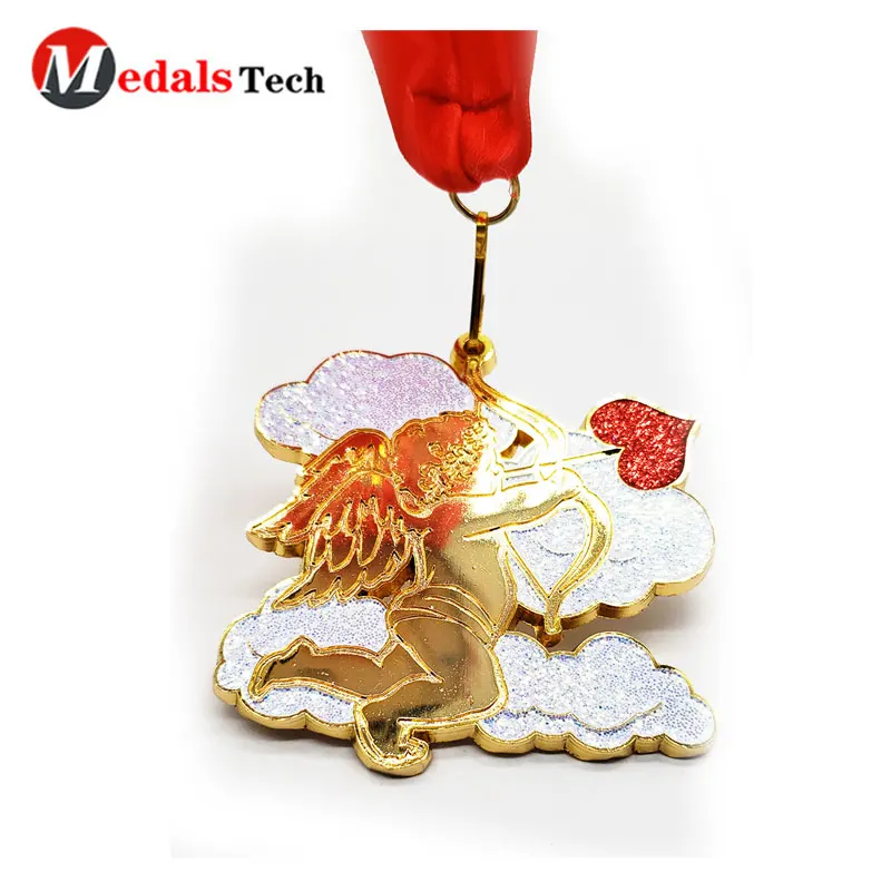 Cheap custom 3d tiger shaped made metal souvenir medals