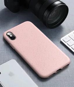 Slim TPU Eco Friendly Biodegradable Mobile Phone Case Bumper Natural Recyclable Case for Iphone 6 7 8 x xr xs