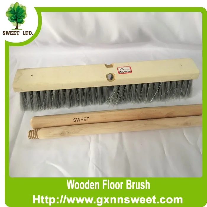 Floor Cleaning Brush With Brush Stick Ecofriendly Buy Wooden Stick