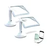 3X TV Hands Free Hot Sale Page Reading Screen Light Lamp LED Magnifier Brighter Viewer