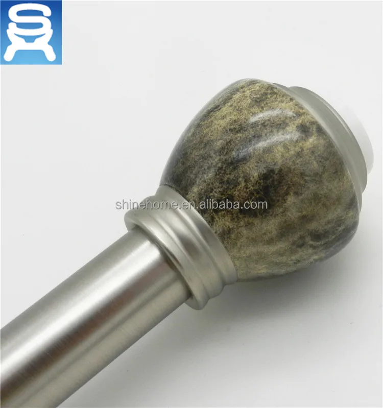 
Hot sale metal tension rod and bathroom shower decorated rod 