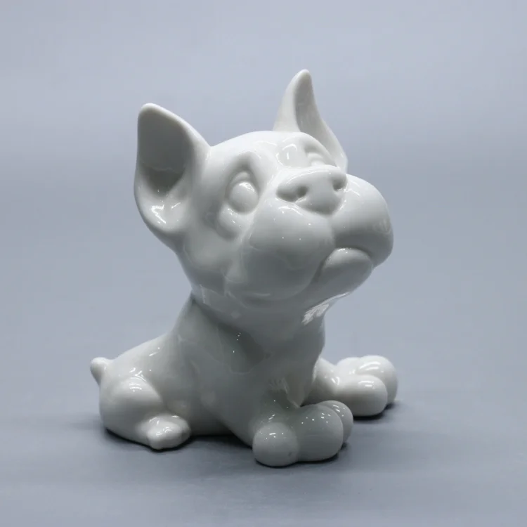 small porcelain dogs