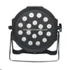 plastic housing 18x3W RGB flat LED Par Light 18*3W led par 64 rgb dmx stage lighting