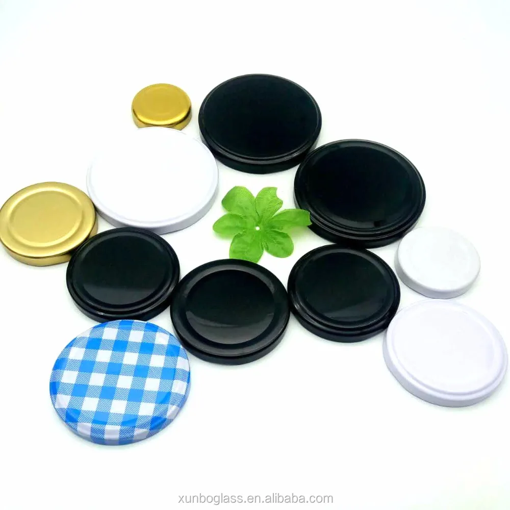 Custom Jar Lids Metal Caps 38mm 43mm 48mm 53mm 58mm 63mm 70mm 82mm