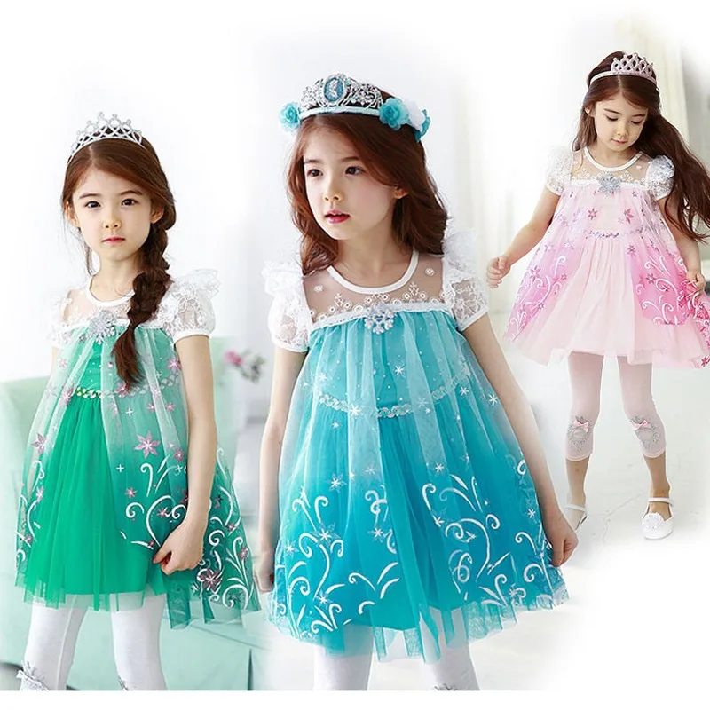 

Wholesale Girls Boutique Halloween Kids Princess Party Fashion Design Dress BX1691, Green;blue;pink