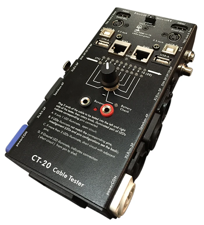 Accuracy Pro Audio Hdmi Midi Cable Tester With Black Color Ct20 Buy