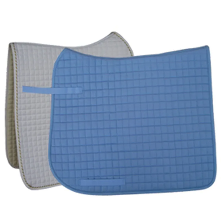 
Polycotton square quilted Dressage All Purpose Saddle Pad 