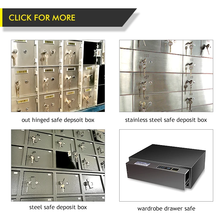 stainless steel safe deposit box for hotel, View safe