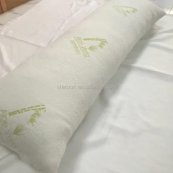 New Design Bed Side Sleep Hug Aloe Vera Bamboo Body Pillow