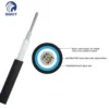 Outdoor Uni-tube Optic Fiber Cable E-glass yarn strength member GYFXY 12 core G652D SM Span 80m