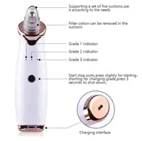 

Drop ship portable black head nose acne comedone vacuum pore cleaner spot set professional machine whitehead blackhead remover