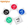 Color printed rewritable nfc chip ntag213/215 rfid nfc sticker tag