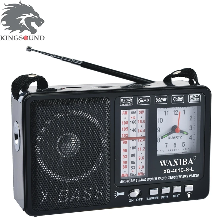 New Product XB-401C-S-L Radio Alarm Clock Radio WIth Solar