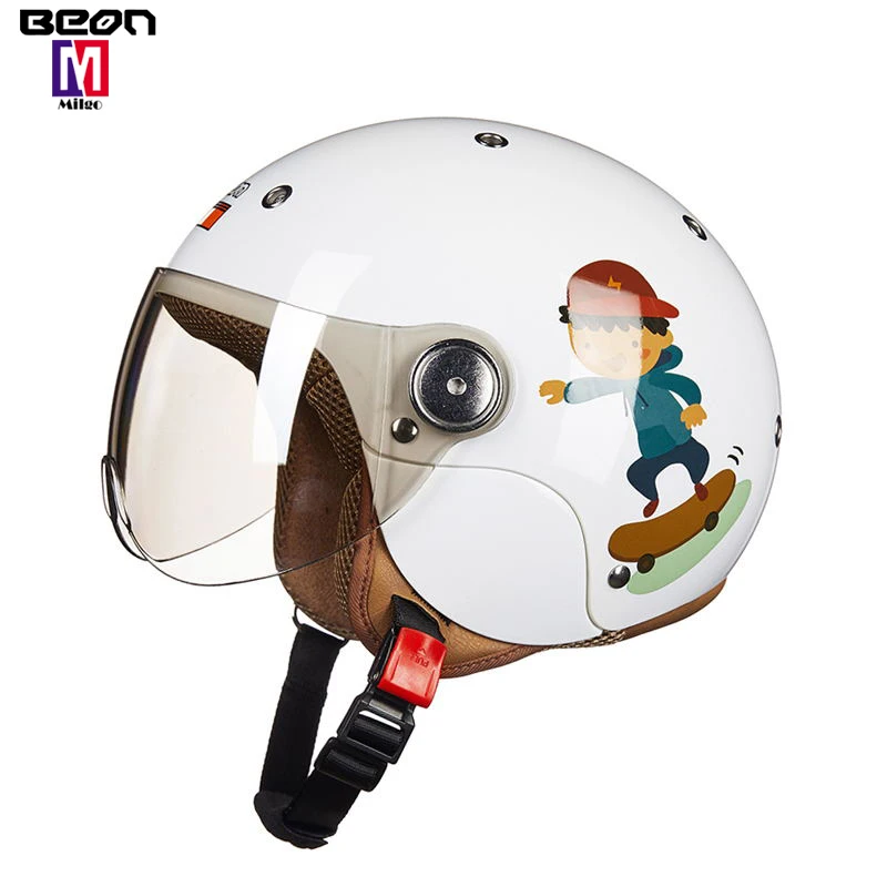 kids open face helmet