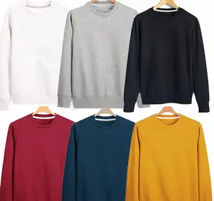 2019 hot wholesale oem logo custom design blank plain pullover men sweatshirt