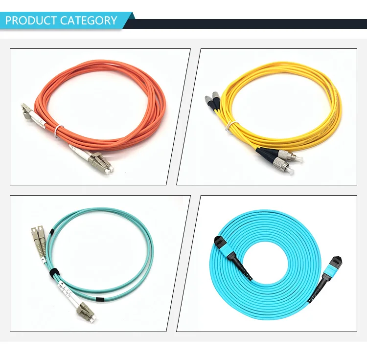 10 M FC-FC Single Mode Simplex Fiber Optic Cables Patch Cords