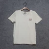 New trend clothing custom design long sleeve cheap plain cotton fabric blank white men t shirt