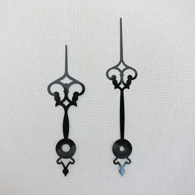 Unique clock hands metal aluminum finger clock hands for step clock