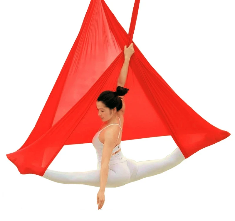 

OEM High-Strength Soft 350*100cm yoga sling / Anti-gravity Yoga / Yoga Hammock