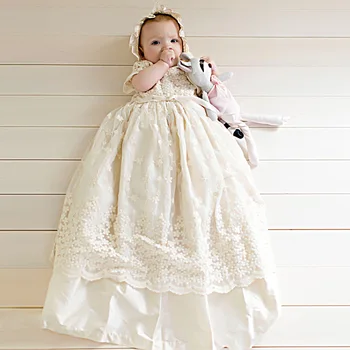 newborn white dress