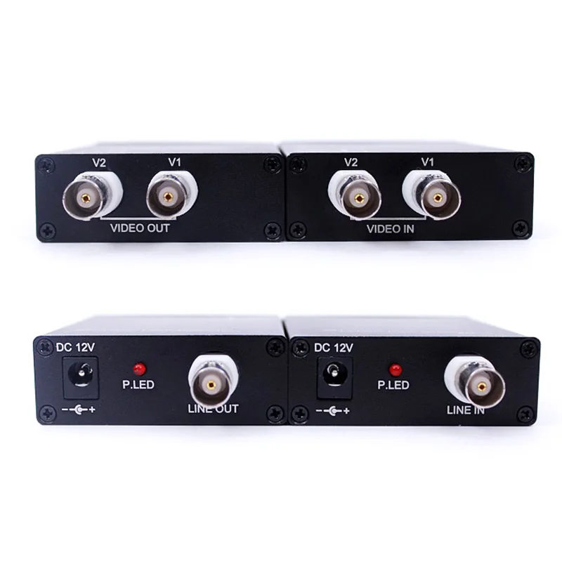2ch Coaxial Cable Video Signal Multiplexer Adder Video Converter