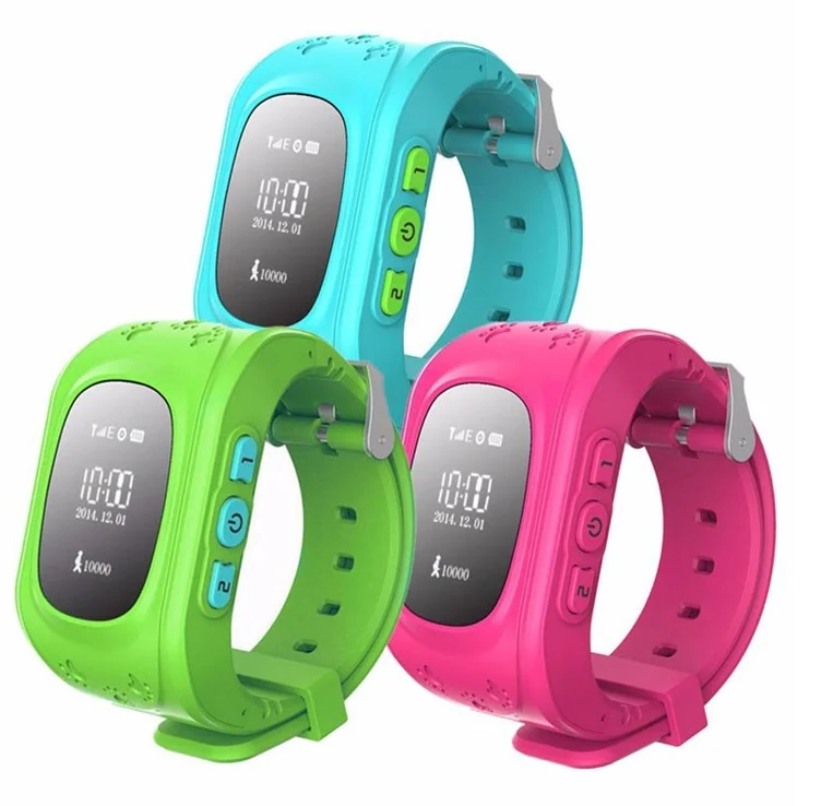 Kids GPS Watch Q50 GSM Card SOS Call GPS Safety Tracker Smart Watch for Children