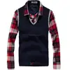 wholesale cheap 100 cotton men v-neck knitted sweater vest