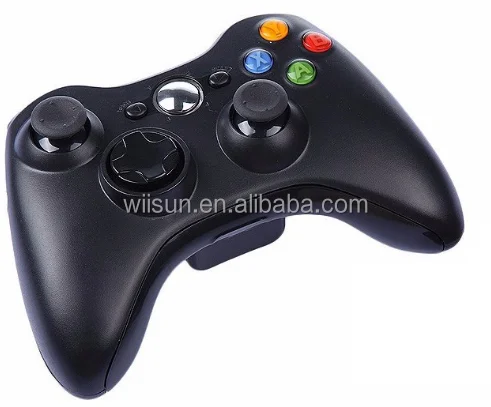 

Joystick Game Pad for X-box 360 Wireless Controller, Black/white