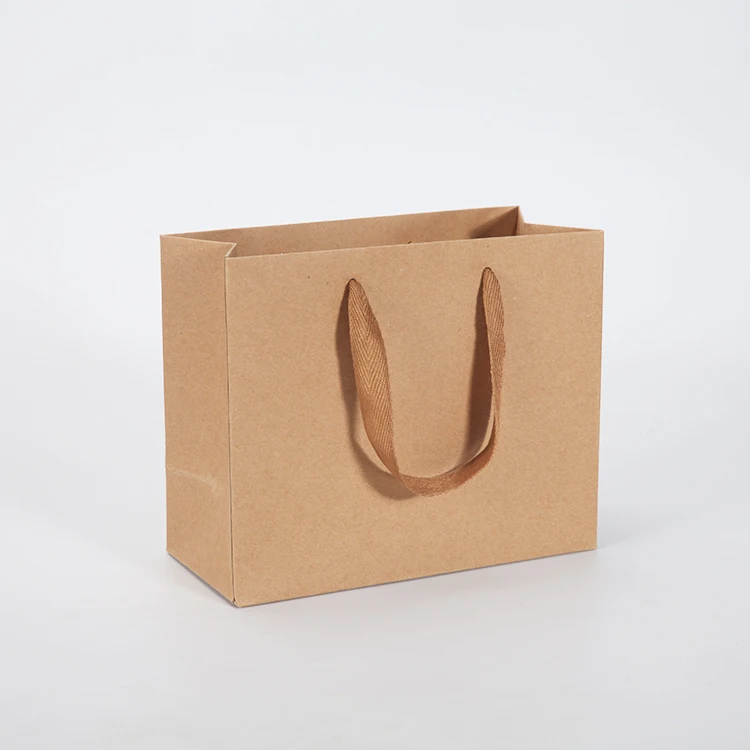 Custom Mini Kraft Paper Gift Bag Bags India Fabric Whole