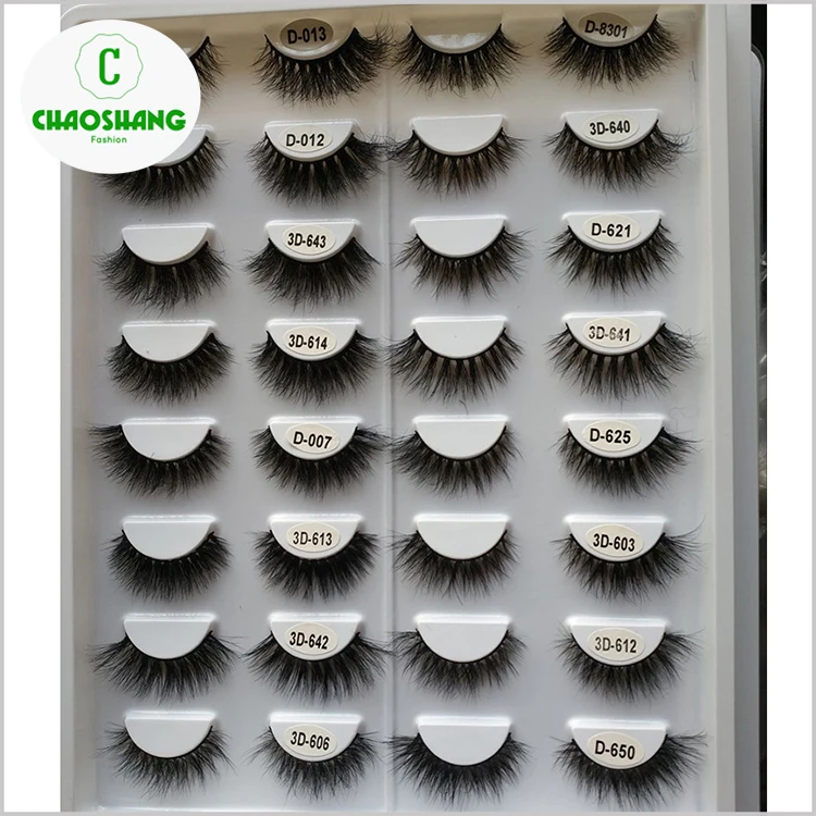 3d real mink lashes with custom packaging
