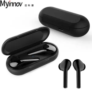 Compact TWS Wireless Earbuds Charging Case Mic