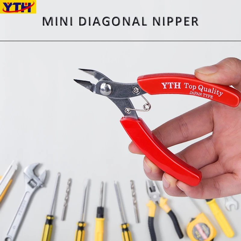 Japan Type Yth101 High Quality Mini Stripping Side Cut Line Pliers Nipper Wire Cutters Smooth