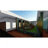 Prefabricated Steel Structure Single-storey Luxury Building Office for Sale