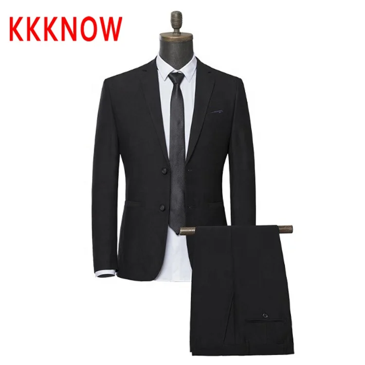 

KKKNOW suit two piece Korean version slim small suit leisure business new men s suits in spring and autumn