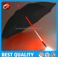 

Hot sale innovative LED golf umbrella with star war lightsaber