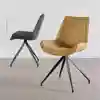 Factory Price cheap used Popular swivel Leather Dining Chair for sale