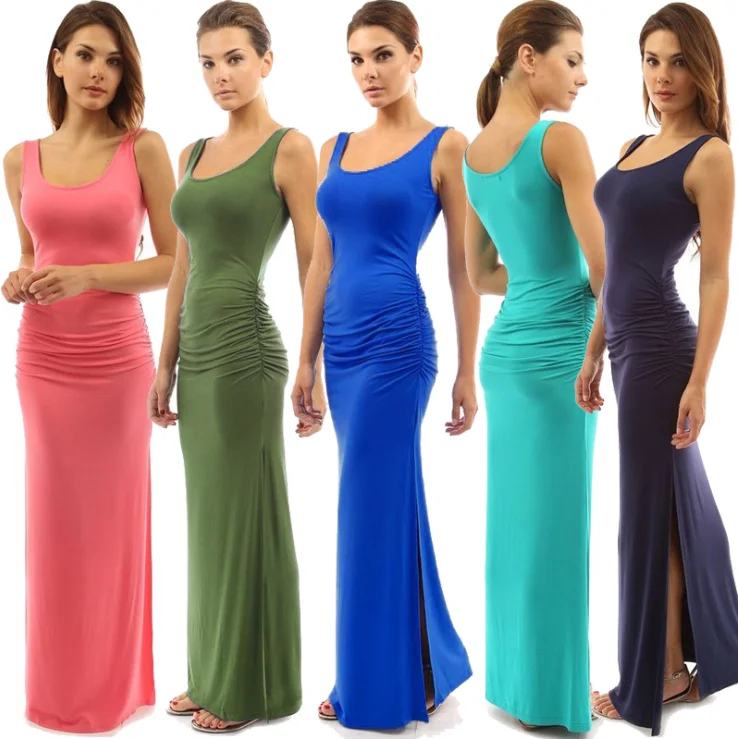 

Summer Long 2019 Adjustable plus size maxi classic elegant women evening dress