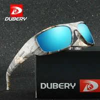 

DUBERY D1418 Hot Sale in Amazon Camouflage Cycling Sports Sunglasses Polarized Men Sun Glasses with Case