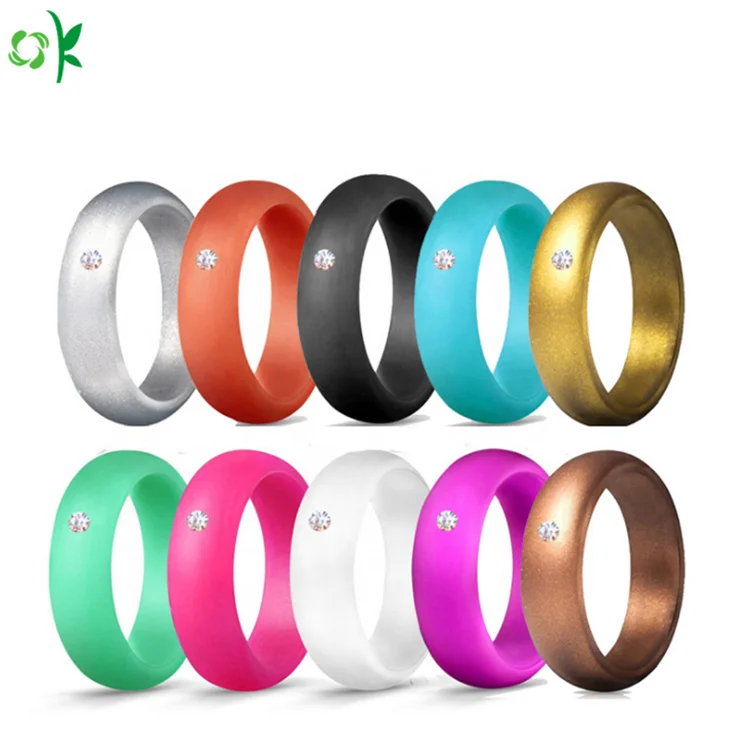 

Popular Silicone Wedding Ring for Sports/Women/Men/Children, 10 color;detail see product description