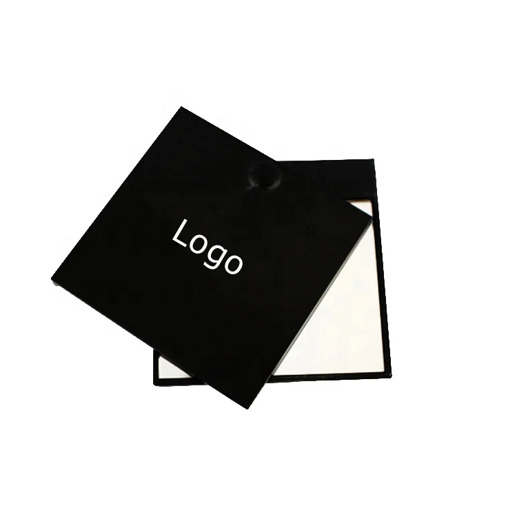 

Square Plastic Single-Sided Folding 360 Degree Slid Compact Mirror, Black