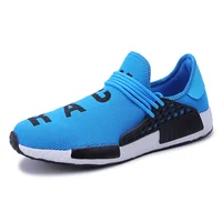 

Alibaba China Supplier Custom Brand Big Size Human Race Breathable Men NMD Shoes Women Asia Fashion Sports Shoes