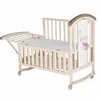 China manufacture multi-function extender bed crib design for baby/baby wooden swing bed