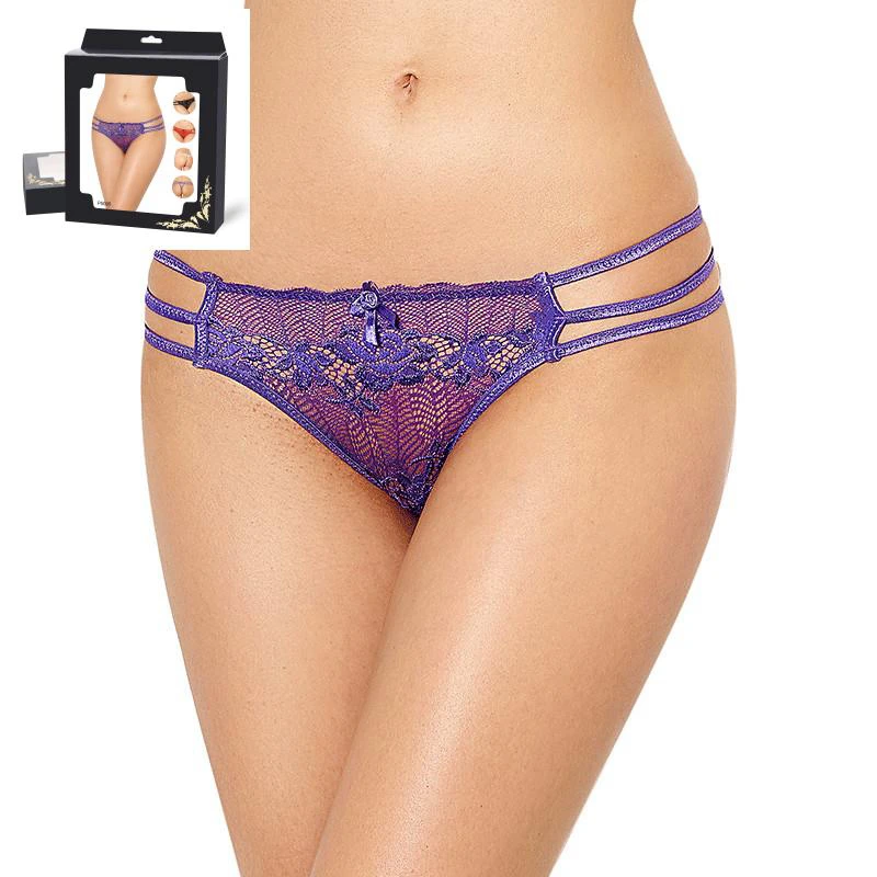 

Free Shipping Online selling women sexi sexy mature g-string panties, Purple