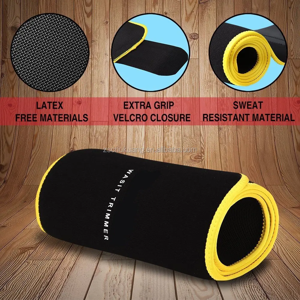 
Customized Sports Waist Trainer Exercise Belt Support Weight Loss Waist Trainer Waist Sweat Belt 